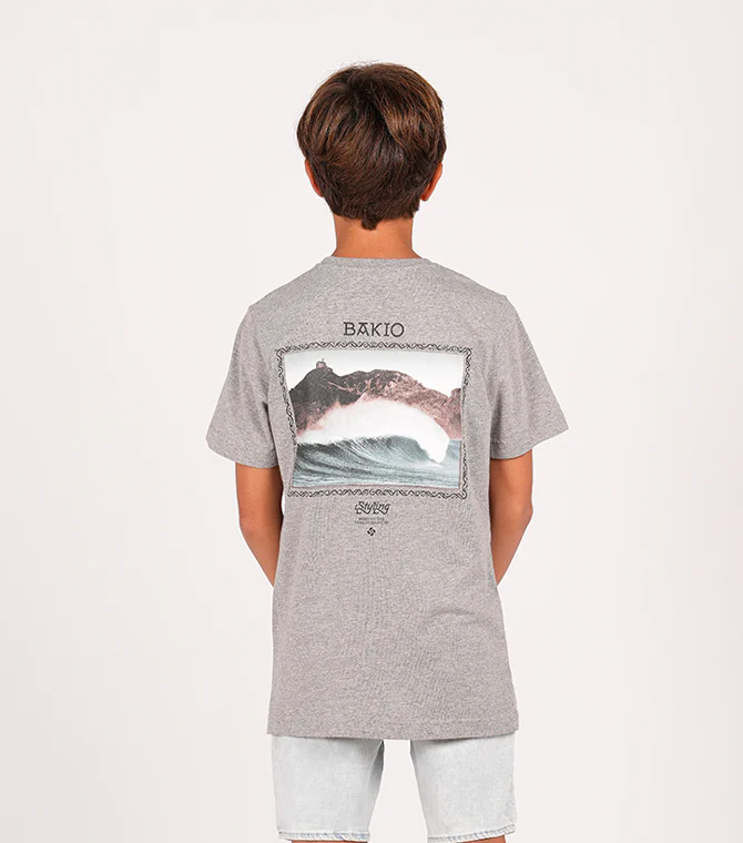 Camiseta Bakio - Gris - Image 3