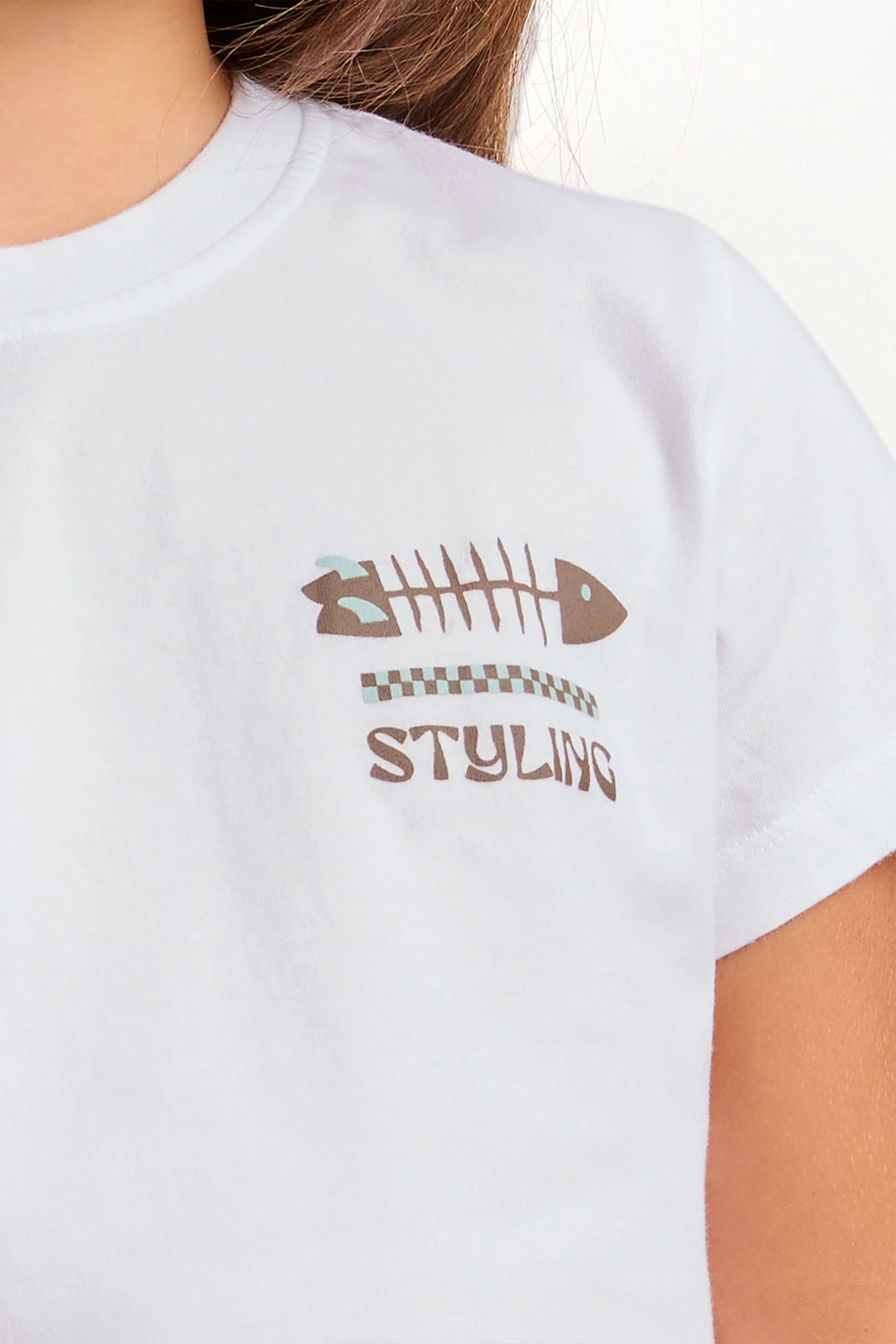 Camiseta Fish Stick - Blanco - Image 4