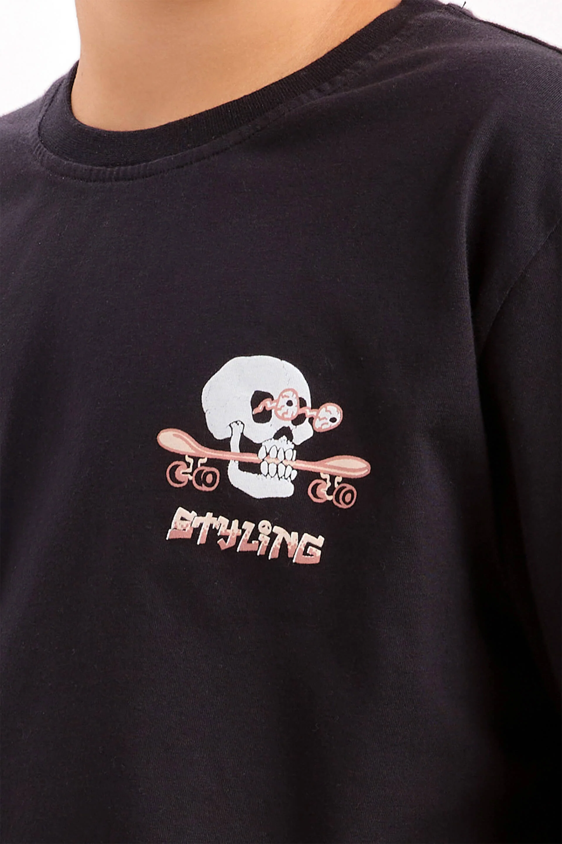 Camiseta Healthy Diet - Negro - Image 4