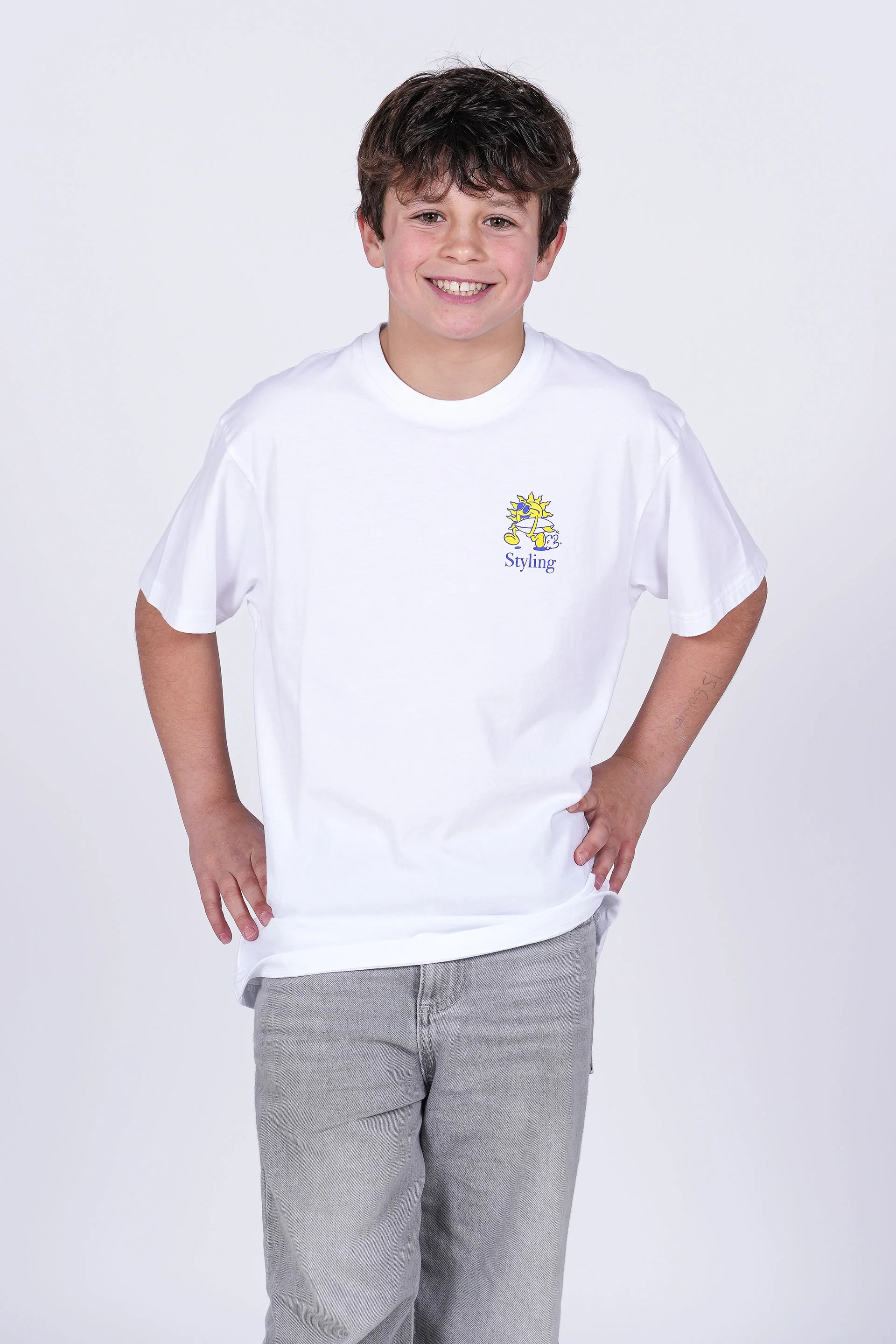 Camiseta Sunday Funday - blanco