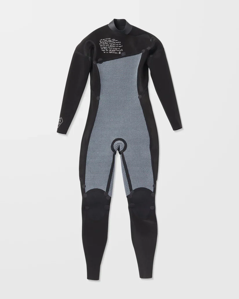 Integral Volcom 4/3mm Chest Zip Fullsuit - black - Image 5