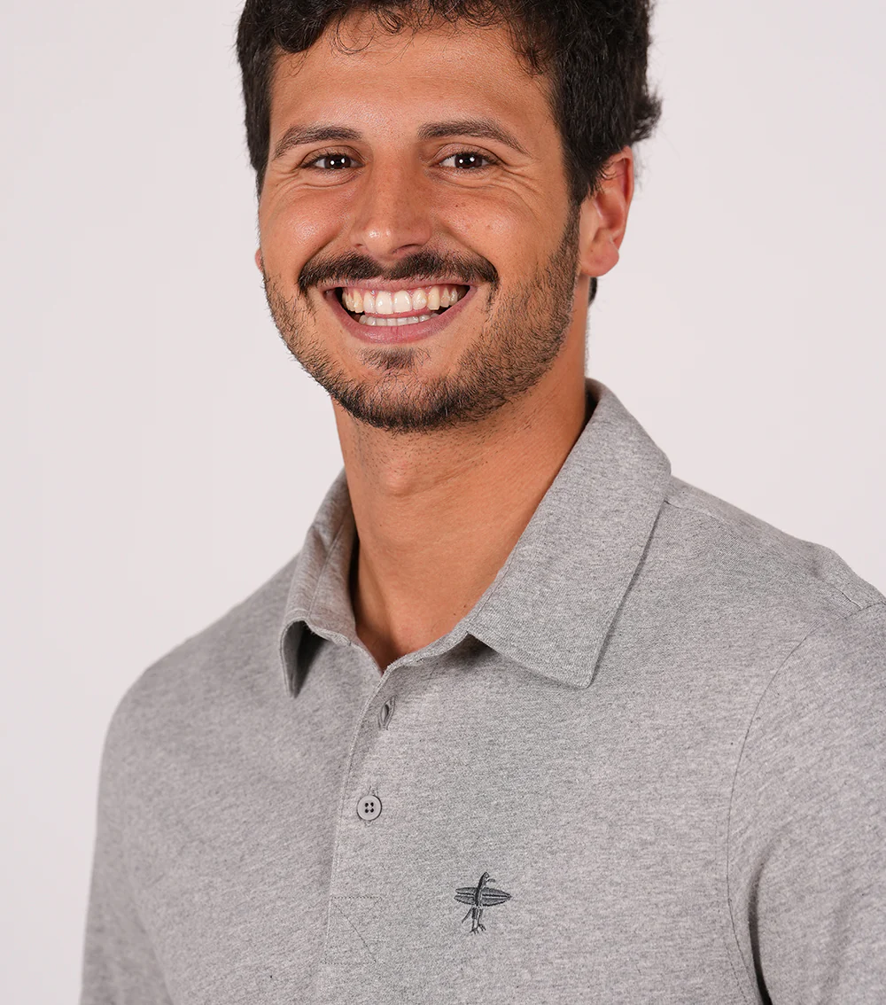 Polo STYLING Birdy - Gris vigore - Image 3