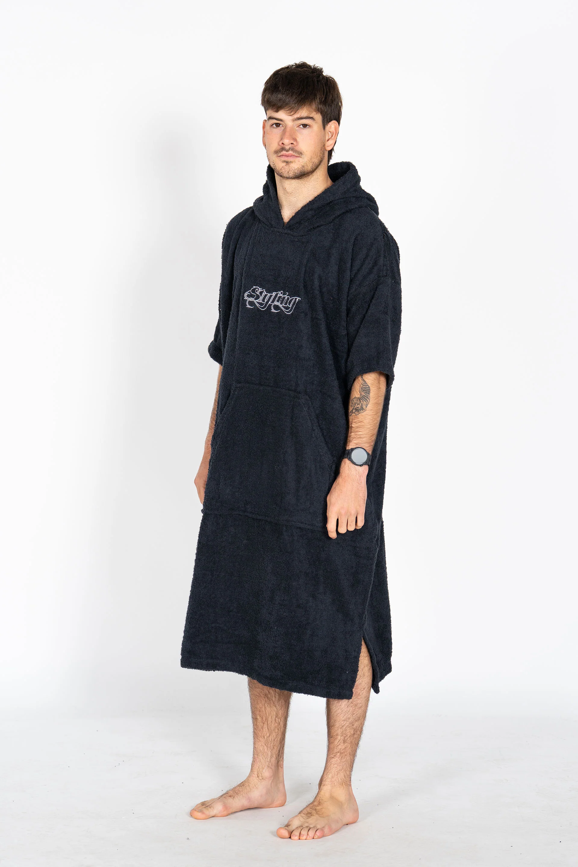 Ponchos Styling Liso - negro - Image 3