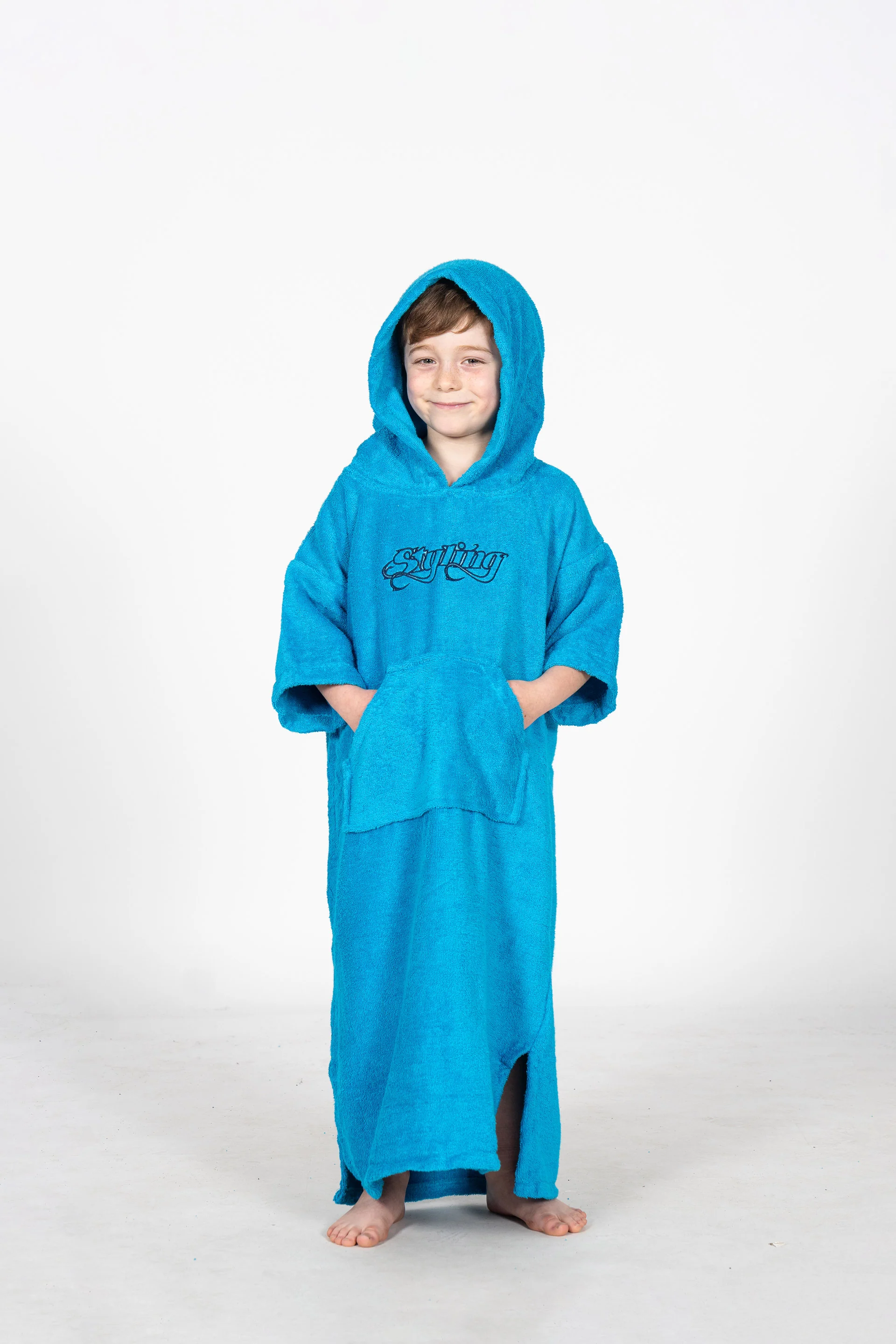 Ponchos Styling Bicolor - turquesa - Image 3