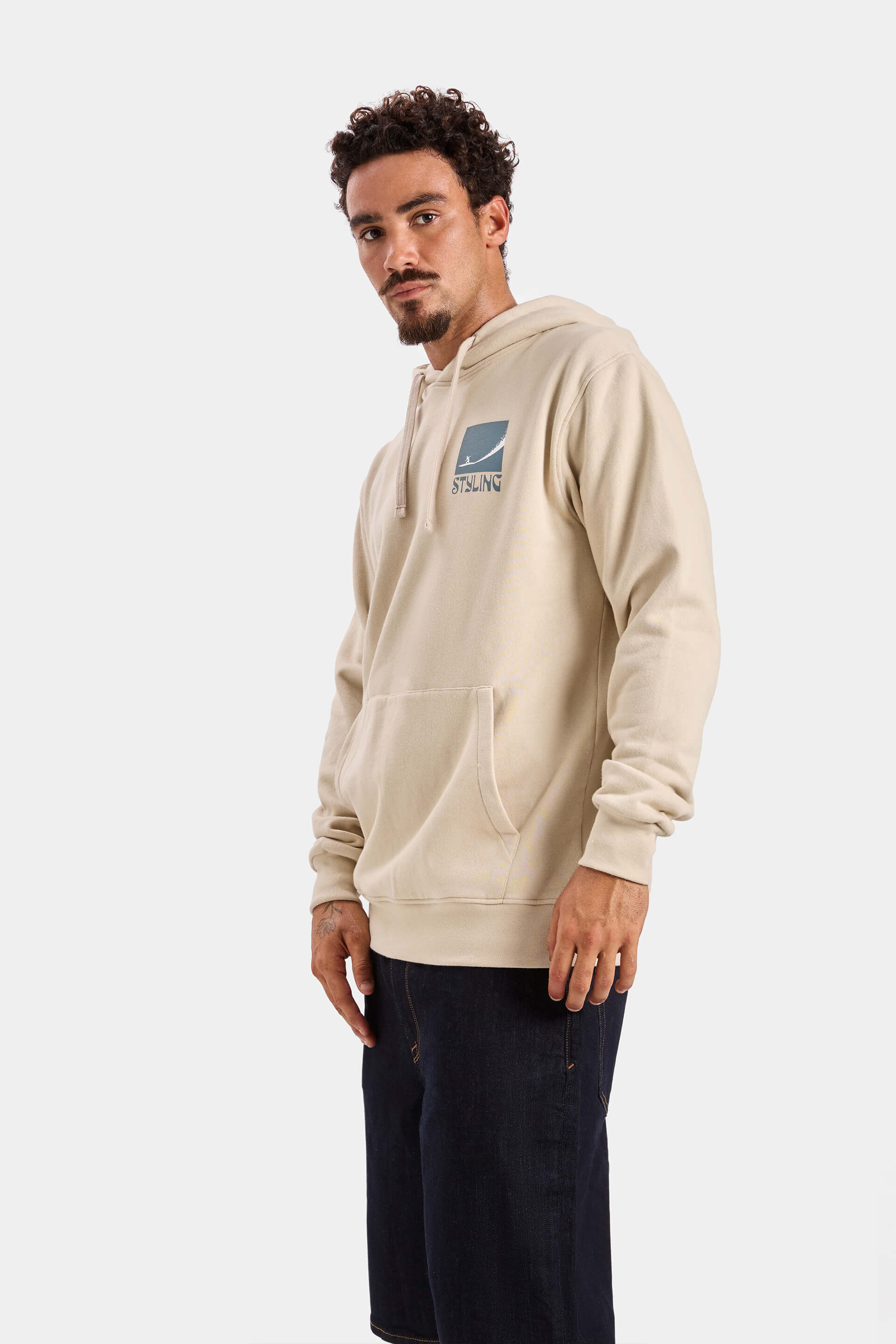 Sudadera Big Wave - Color Piedra - Image 3