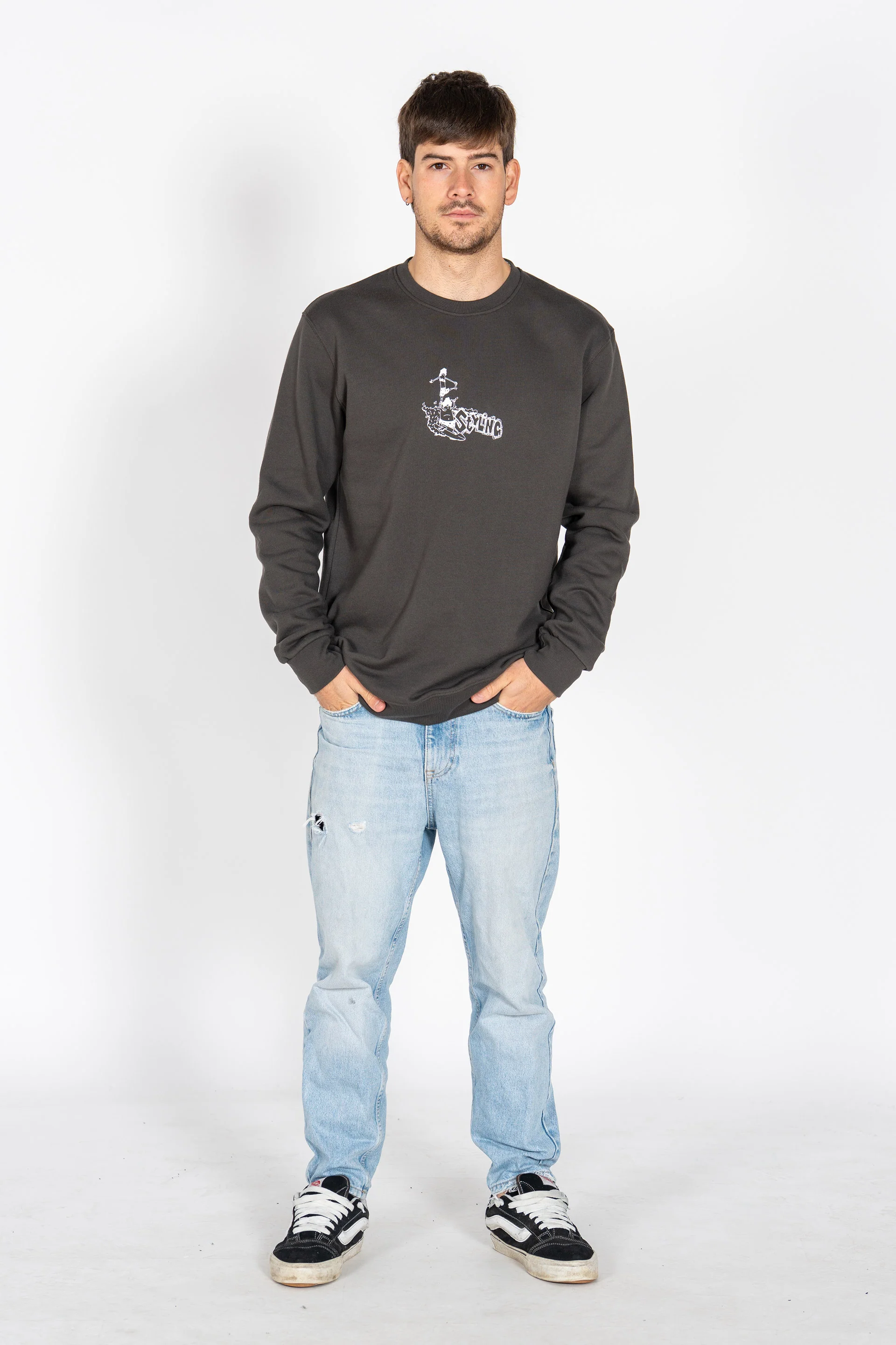 Sudadera Tandem Crew - Antracita - Image 3